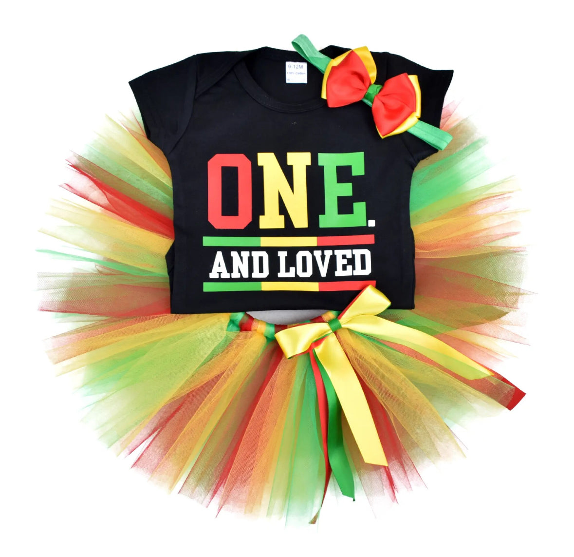 One and Loved Jamaica Tutu Set - Cozyir