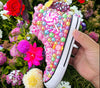 Candyland customized Baby/Toddler Bling Pearl Shoes - IR Corp