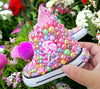 Candyland customized Baby/Toddler Bling Pearl Shoes - IR Corp