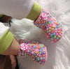 Candyland Winter Boots customized Baby/Toddler Bling Pearl Boots - IR Corp