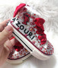 Elmo Customized Pearl Baby/Toddler Bling Name Shoes - IR Corp