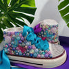 Little Mermaid customized Baby/Toddler Bling Pearl Shoes - IR Corp